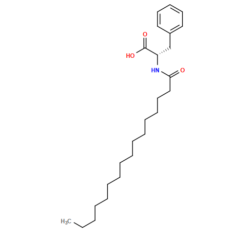 CCCCCCCCCCCCCCCC(=O)N[C@@H](Cc1ccccc1)C(=O)O