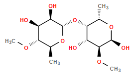 CO[C@@H]1[C@@H](O)[C@@H](O)[C@H](O[C@H]2[C@@H](O)[C@H](OC)[C@H](O)O[C@H]2C)O[C@H]1C