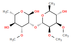 CO[C@@H]1[C@@H](O)[C@H](C)O[C@@H](O)[C@@H]1O[C@@H]1O[C@@H](C)[C@H](O)[C@@H](OC)[C@H]1OC