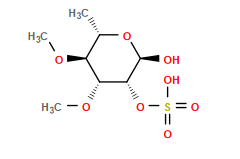 CO[C@@H]1[C@@H](OC)[C@H](C)O[C@@H](O)[C@@H]1OS(=O)(=O)O