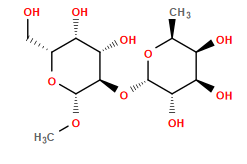 CO[C@@H]1O[C@H](CO)[C@H](O)[C@H](O)[C@H]1O[C@@H]1O[C@@H](C)[C@@H](O)[C@@H](O)[C@@H]1O