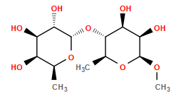 CO[C@H]1O[C@@H](C)[C@H](O[C@@H]2O[C@@H](C)[C@@H](O)[C@@H](O)[C@@H]2O)[C@@H](O)[C@H]1O