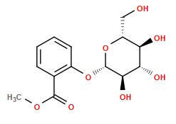 COC(=O)c1ccccc1O[C@@H]1O[C@H](CO)[C@@H](O)[C@H](O)[C@H]1O