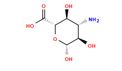 N[C@@H]1[C@@H](O)[C@H](O)O[C@H](C(=O)O)[C@H]1O