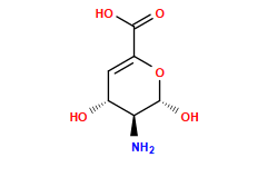 N[C@H]1[C@H](O)C=C(C(=O)O)O[C@@H]1O