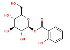 O=C(O[C@@H]1O[C@H](CO)[C@@H](O)[C@H](O)[C@H]1O)c1ccccc1O