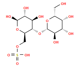 O=S(=O)(O)OC[C@H]1O[C@@H](O)[C@H](O)[C@@H](O)[C@@H]1O[C@@H]1O[C@H](CO)[C@H](O)[C@H](O)[C@H]1O