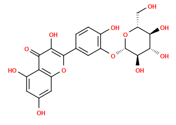 O=c1c(O)c(-c2ccc(O)c(O[C@@H]3O[C@H](CO)[C@@H](O)[C@H](O)[C@H]3O)c2)oc2cc(O)cc(O)c12