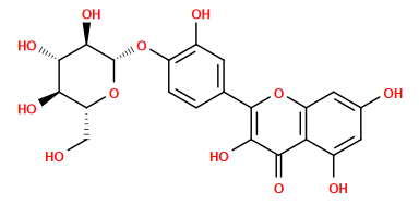 O=c1c(O)c(-c2ccc(O[C@@H]3O[C@H](CO)[C@@H](O)[C@H](O)[C@H]3O)c(O)c2)oc2cc(O)cc(O)c12
