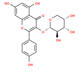 O=c1c(O[C@@H]2OC[C@H](O)[C@H](O)[C@H]2O)c(-c2ccc(O)cc2)oc2cc(O)cc(O)c12