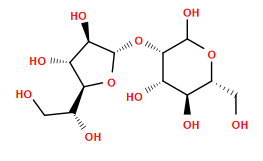 OC[C@@H](O)[C@@H]1O[C@@H](O[C@@H]2C(O)O[C@H](CO)[C@@H](O)[C@@H]2O)[C@H](O)[C@H]1O