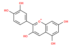 Oc1cc(O)c2cc(O)c(-c3ccc(O)c(O)c3)[o+]c2c1